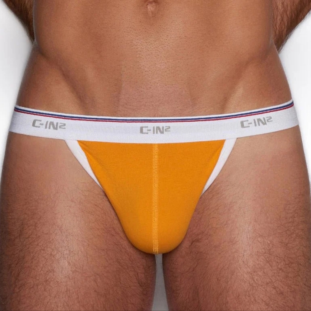C-IN2 Men's THROWBACK Thong Underwear Size Medium NEW